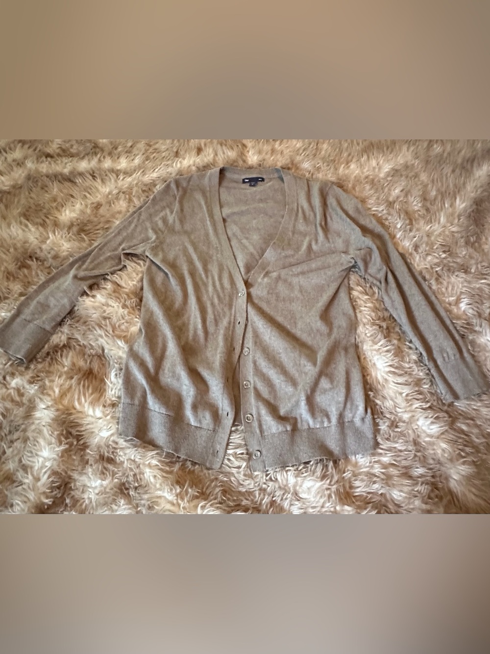 GAP V-Neck Button-Front Cardigan